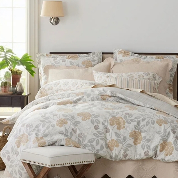 The Company Store Other - The Company Store Mariel Flower, Bouquet, and Stripe Classic Cool Cotton Percale